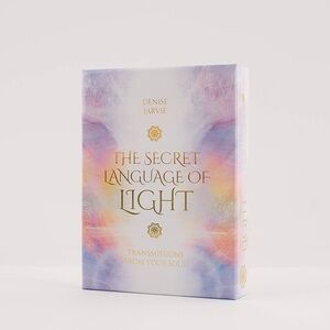 The Secret Language of Light Book with Gold Accents